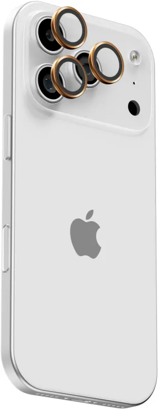 Защитное стекло камеры uBear Extreme для iPhone 17 Pro/Pro Max, оранжевый