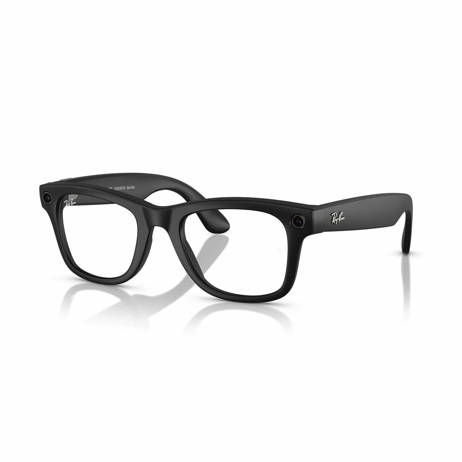Умные очки RayBan Meta Wayfarer L, матовая черная оправа/фотохромные линзы зеленый графит