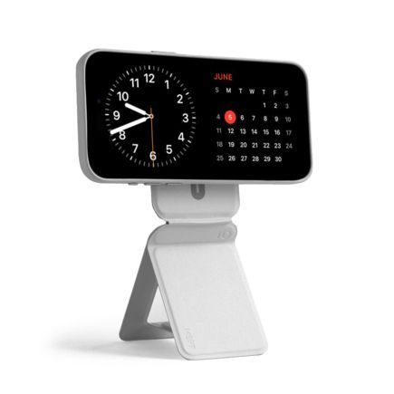 Подставка-трипод из веганской кожи с поддержкой MagSafe MOFT Snap Phone Tripod Stand MOVAS, белый