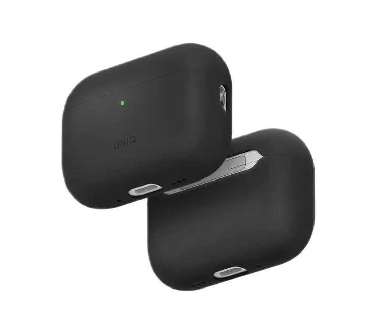 Чехол Uniq для Airpods Pro 3 LINO Liquid silicone, черный