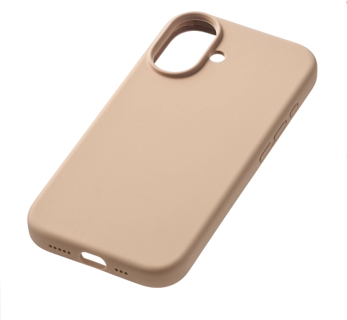 Чехол силиконовый MagSafe uBear  iPhone 16, латте