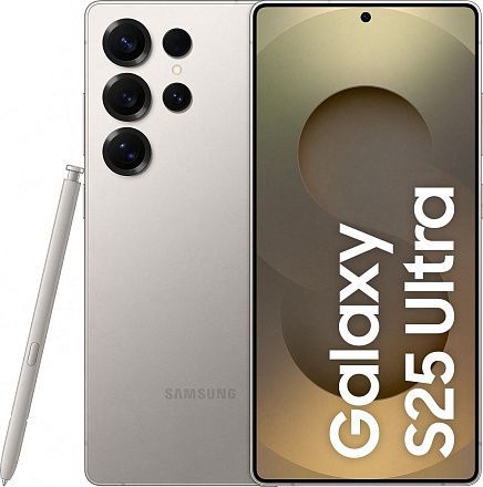 Смартфон Samsung Galaxy S25 Ultra 12/256 ГБ, «серый титан» (Titanium Gray)