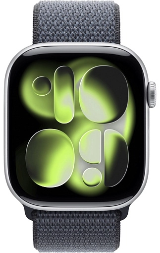 Apple Watch Series 11 Sport Loop 46 мм, серебристый