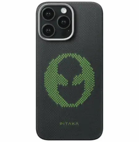 Чехол Pitaka Aries Tactile Woven Case для iPhone 16 Pro (Alien)